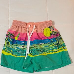 chubbies 5.5 Peach Elastic-Waist Swim Shorts with Branded Label